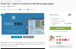 Tai Plugin Fixed Toc